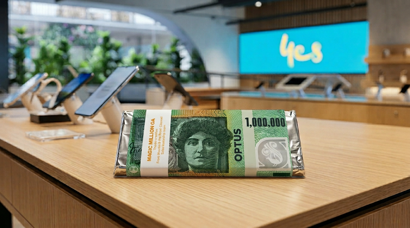 Celebrating Optus Magic Million Milestone with Custom Chocolate Gifting