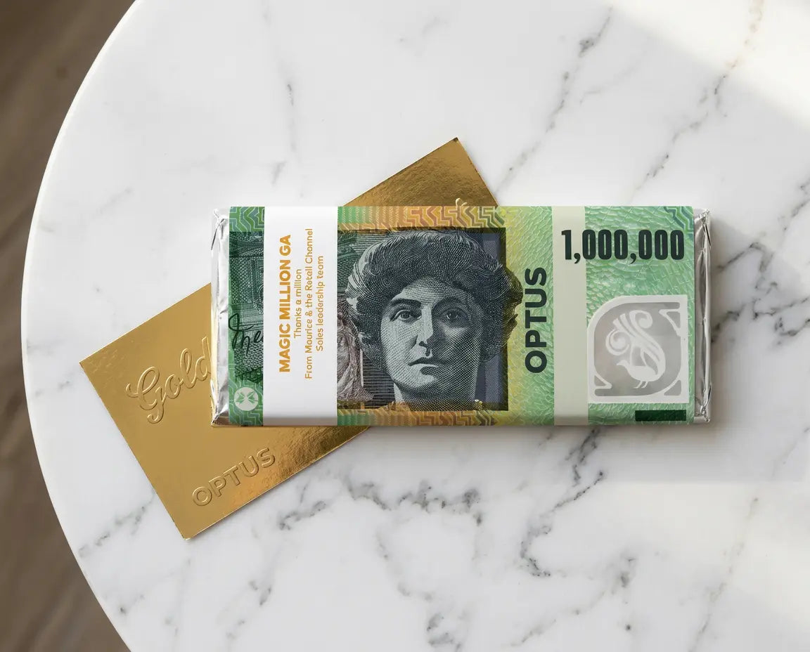 Corporate Chocolate Gifting for Optus Milestone Campaign