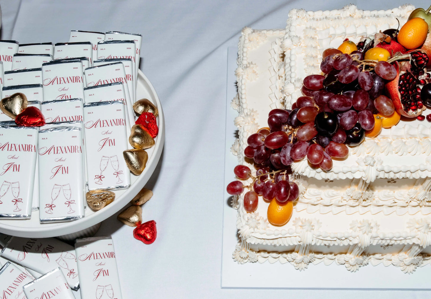 Personalised Chocolate Bars for Melbourne Weddings | Alexandra & Jim
