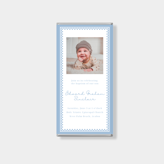 Dove Baptism Personalised Chocolate Bar