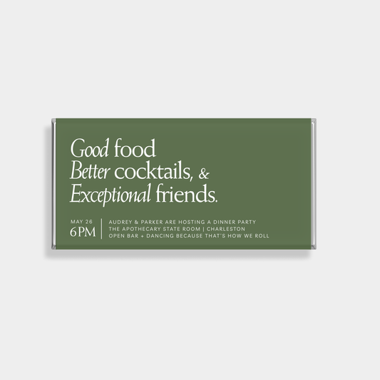 Toast Birthday Personalised Chocolate Bar