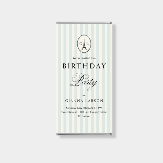 Signature Birthday Personalised Chocolate Bar