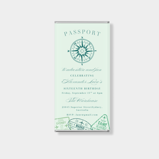 Voyage Birthday Personalised Chocolate Bar