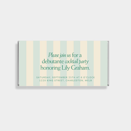 Charm Birthday Personalised Chocolate Bar