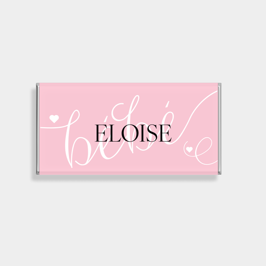 Adore Christening Personalised Chocolate Bar
