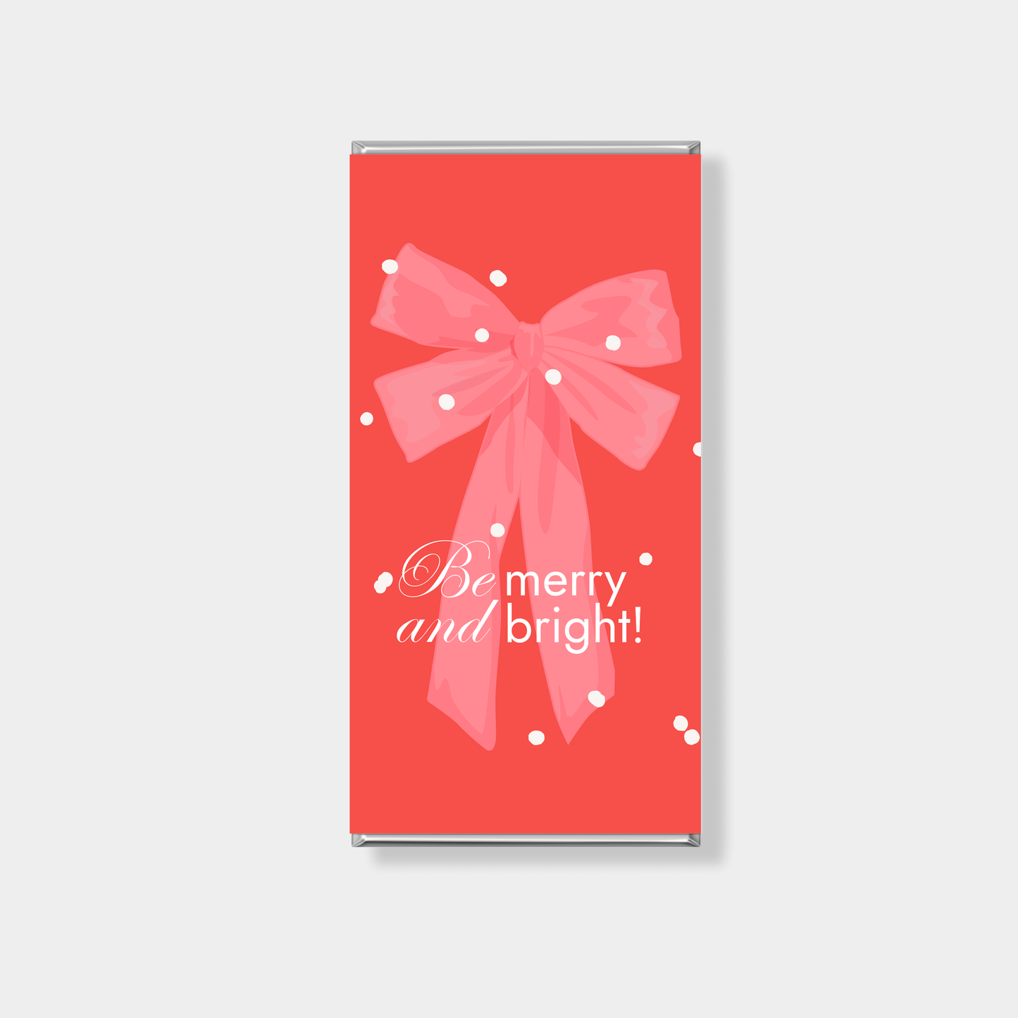 Brightwish Christmas Personalised Chocolate Bar