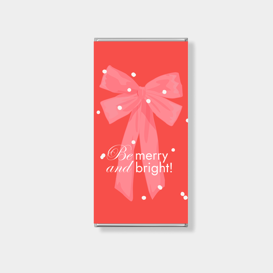 Brightwish Christmas Personalised Chocolate Bar