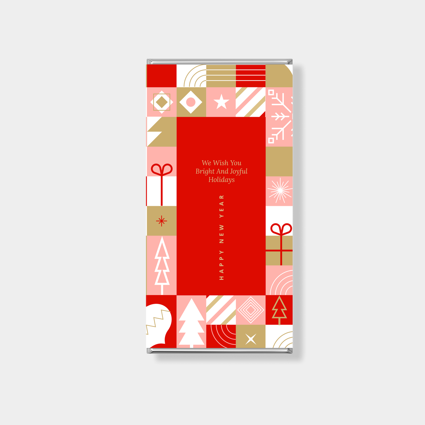 Parcel Christmas Personalised Chocolate Bar