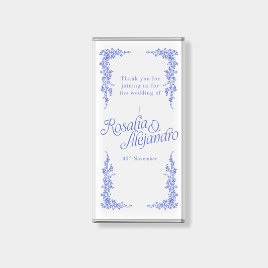 Heirloom Wedding Personalised Chocolate Bar