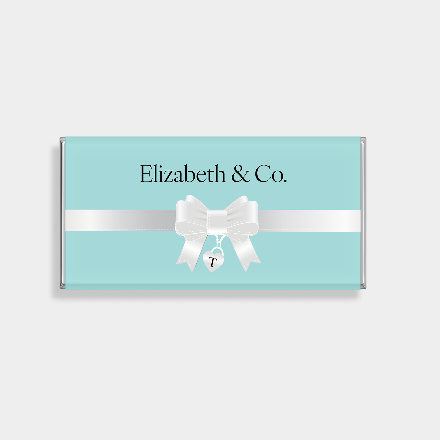 Tiffany Wedding Personalised Chocolate Bar