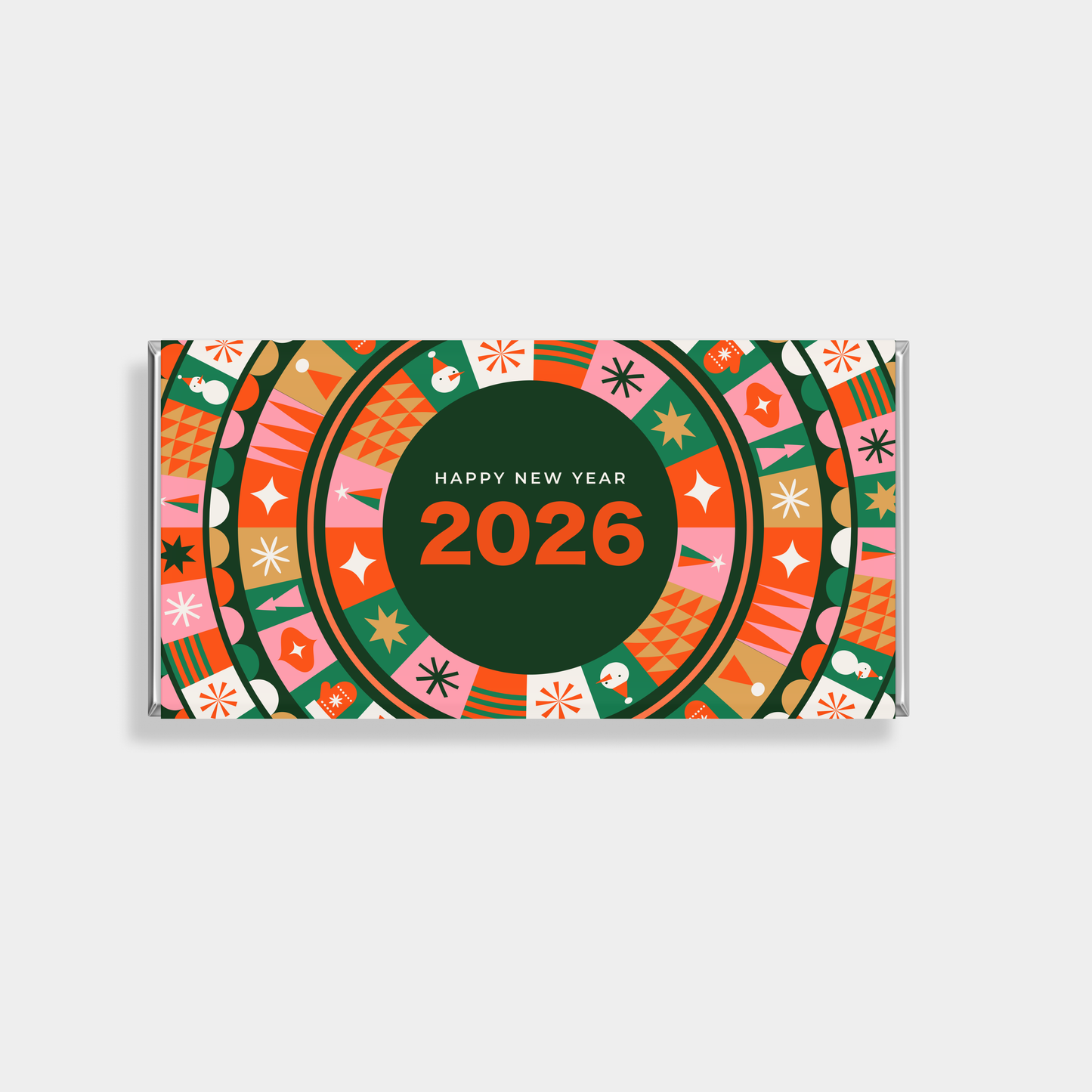 Celebration Ring New Year Personalised Chocolate Bar