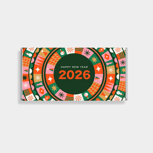 Celebration Ring New Year Personalised Chocolate Bar