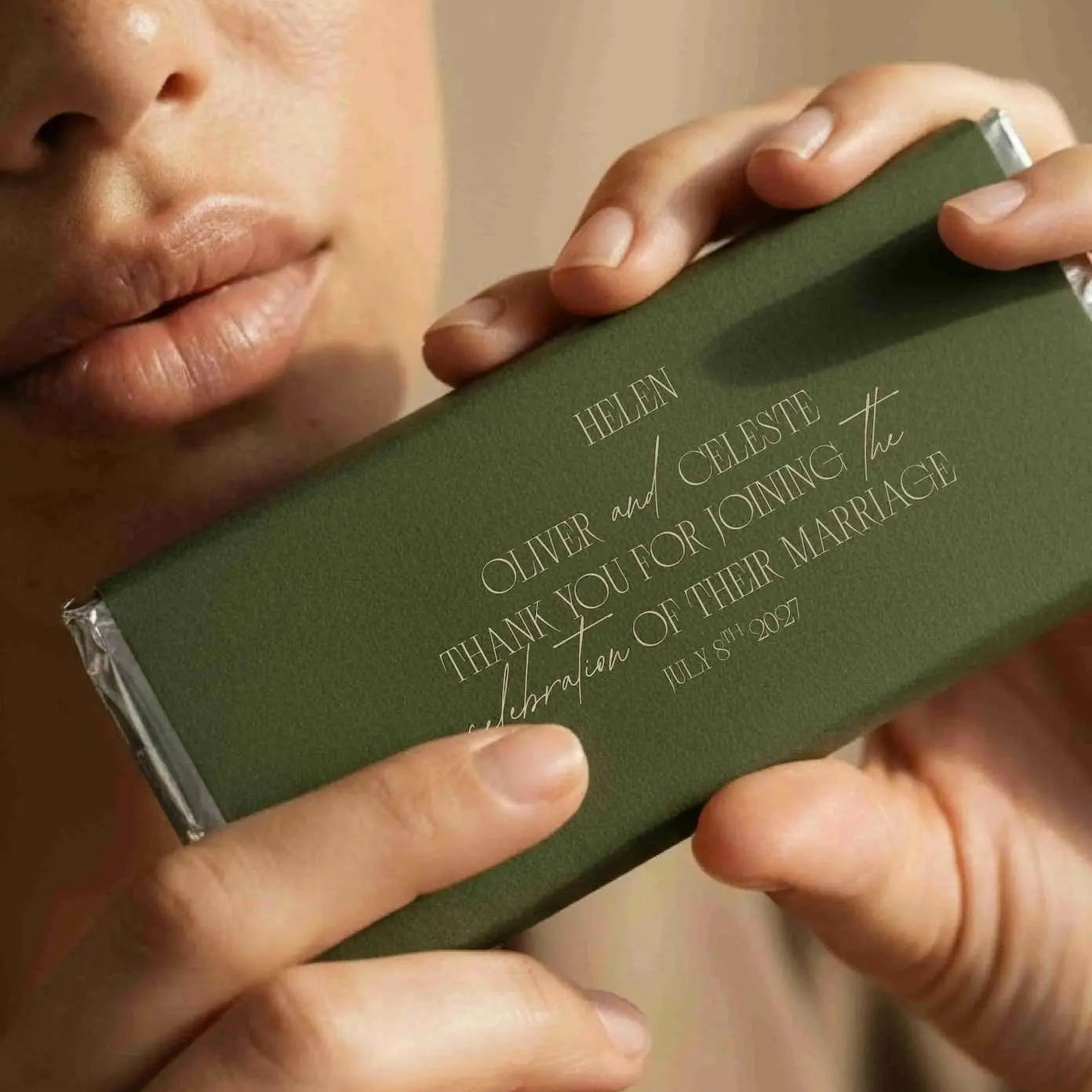 Luxury custom chocolate bars for guest gifts Australia personalised chocolate bars for weddings and events