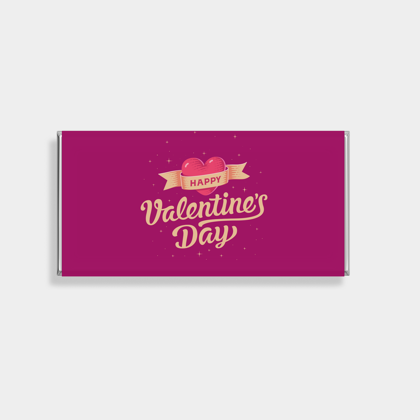 Luxury personalised chocolate bars for Valentine’s gifting with romantic design Australia