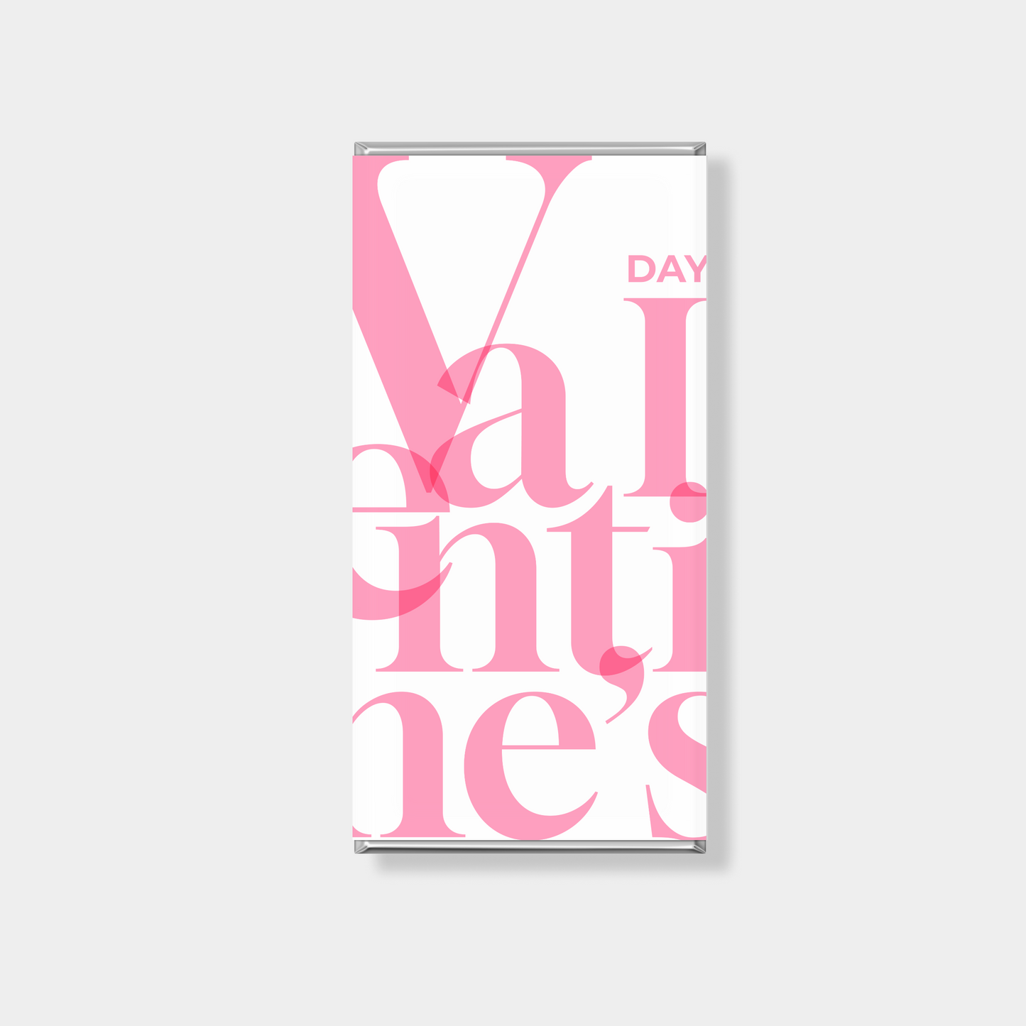 Modern personalised chocolate bars for Valentine’s Day with gradient design, custom gifting Australia