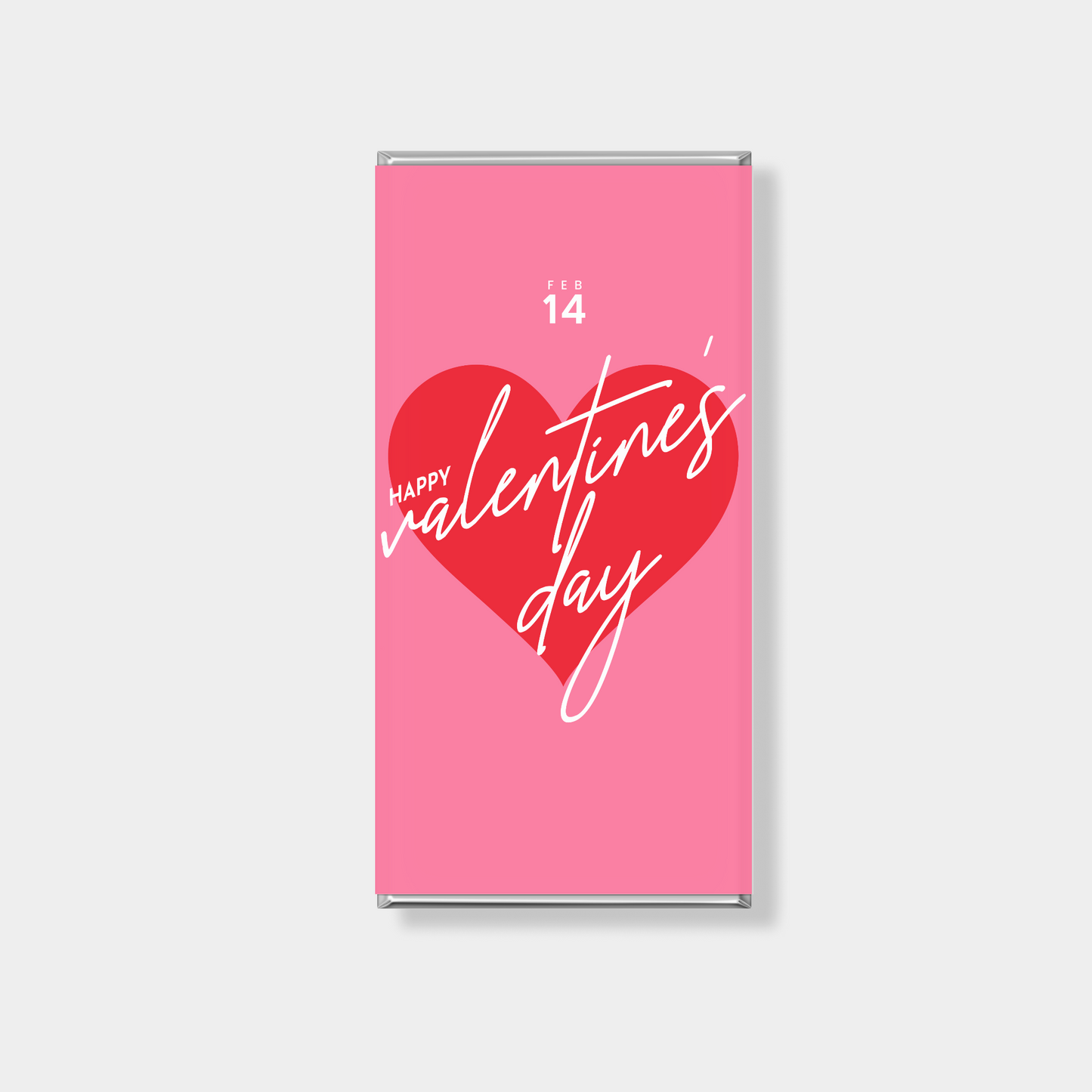 Pink personalised chocolate bars with handwritten love script, perfect for florists, gift add-ons and luxury custom chocolate gifting Australia