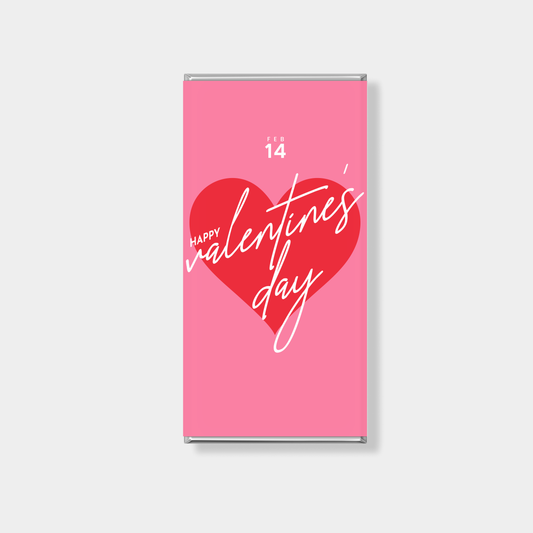 Script Valentine's Day Personalised Chocolate Bar