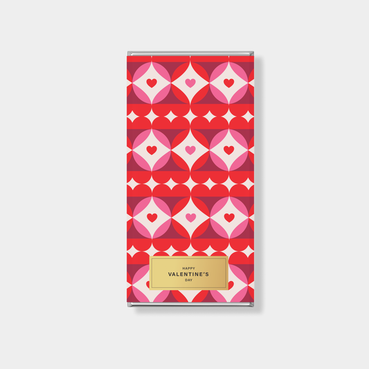 Mosaic Valentine's Day Personalised Chocolate Bar