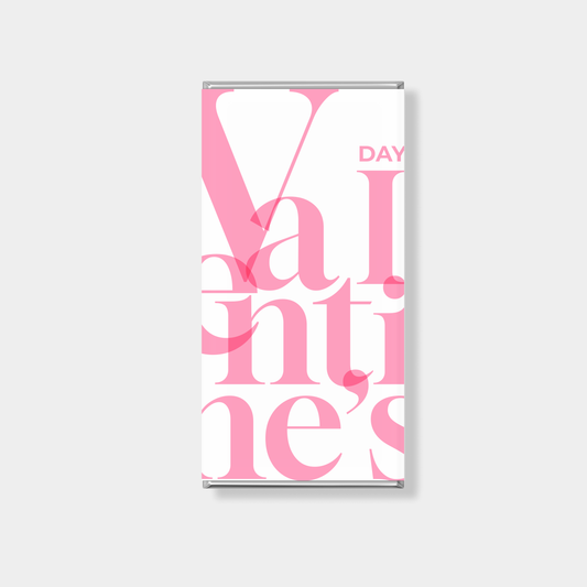 Type Valentine's Day Personalised Chocolate Bar
